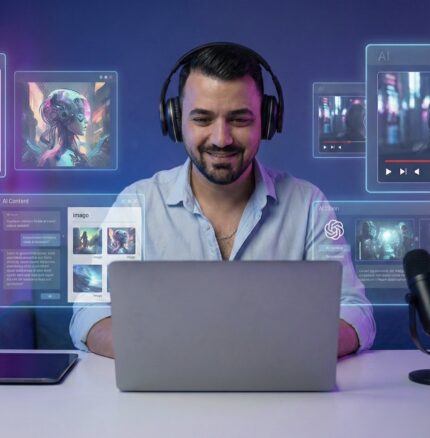 تولید محتوا با هوش مصنوعی